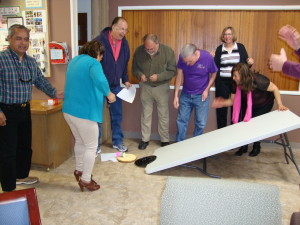 Trickster capsizes the table.